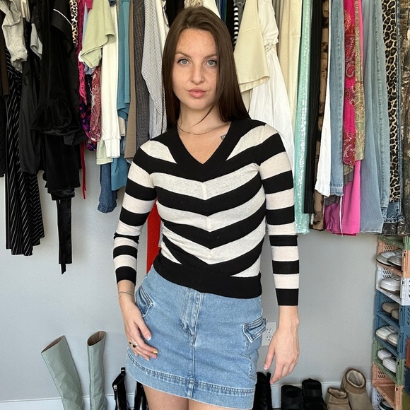 Y2K Vintage Esprit Chevron Sweater - Picture 1 of 7